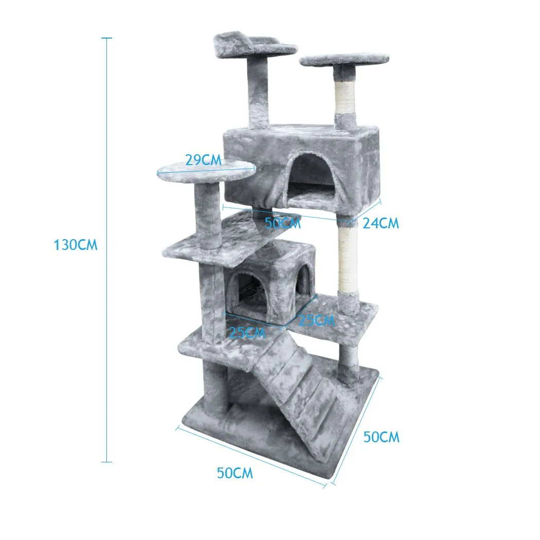 1.3M Cat Scratching Post Tree Gym House