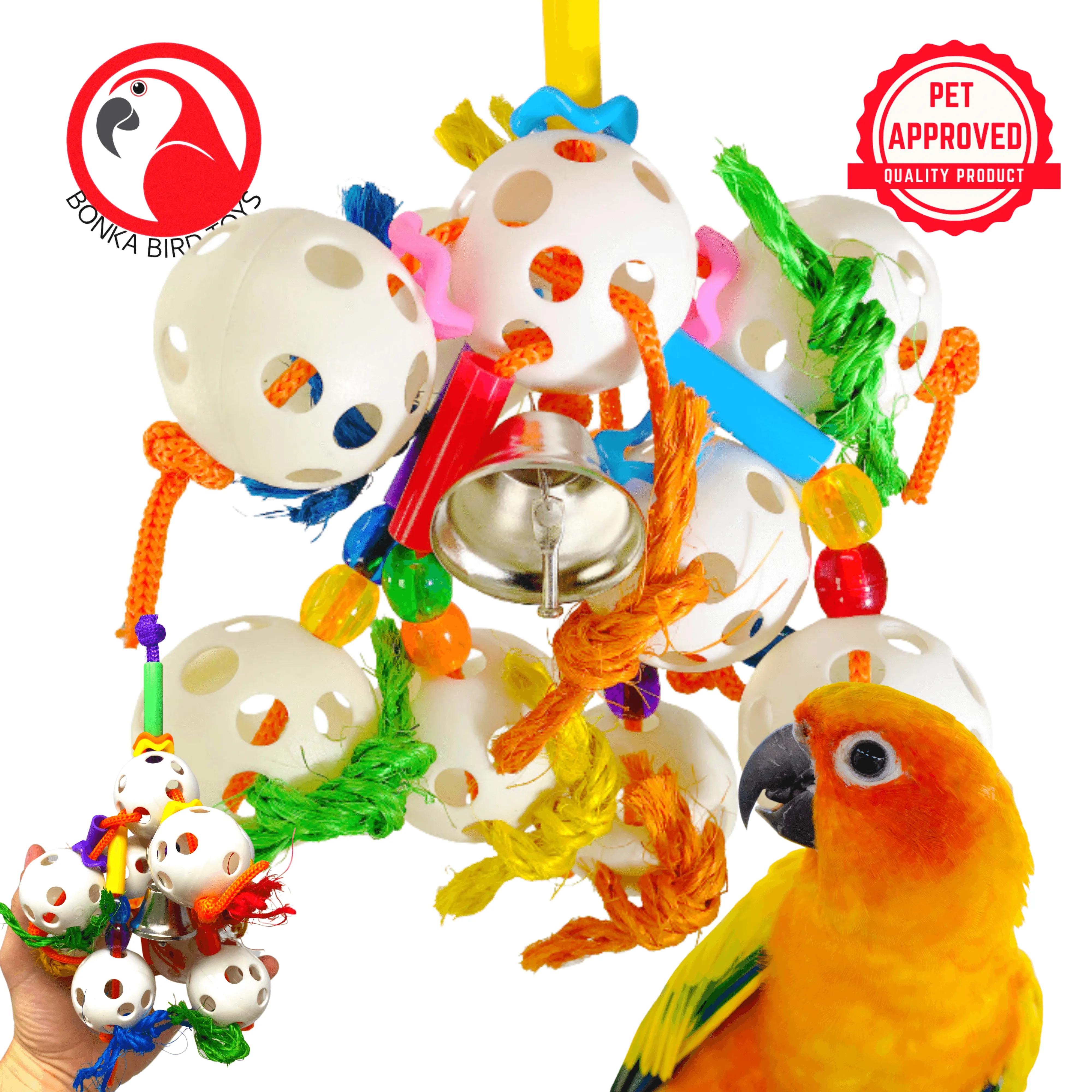1449 Bubbles Bird Toy