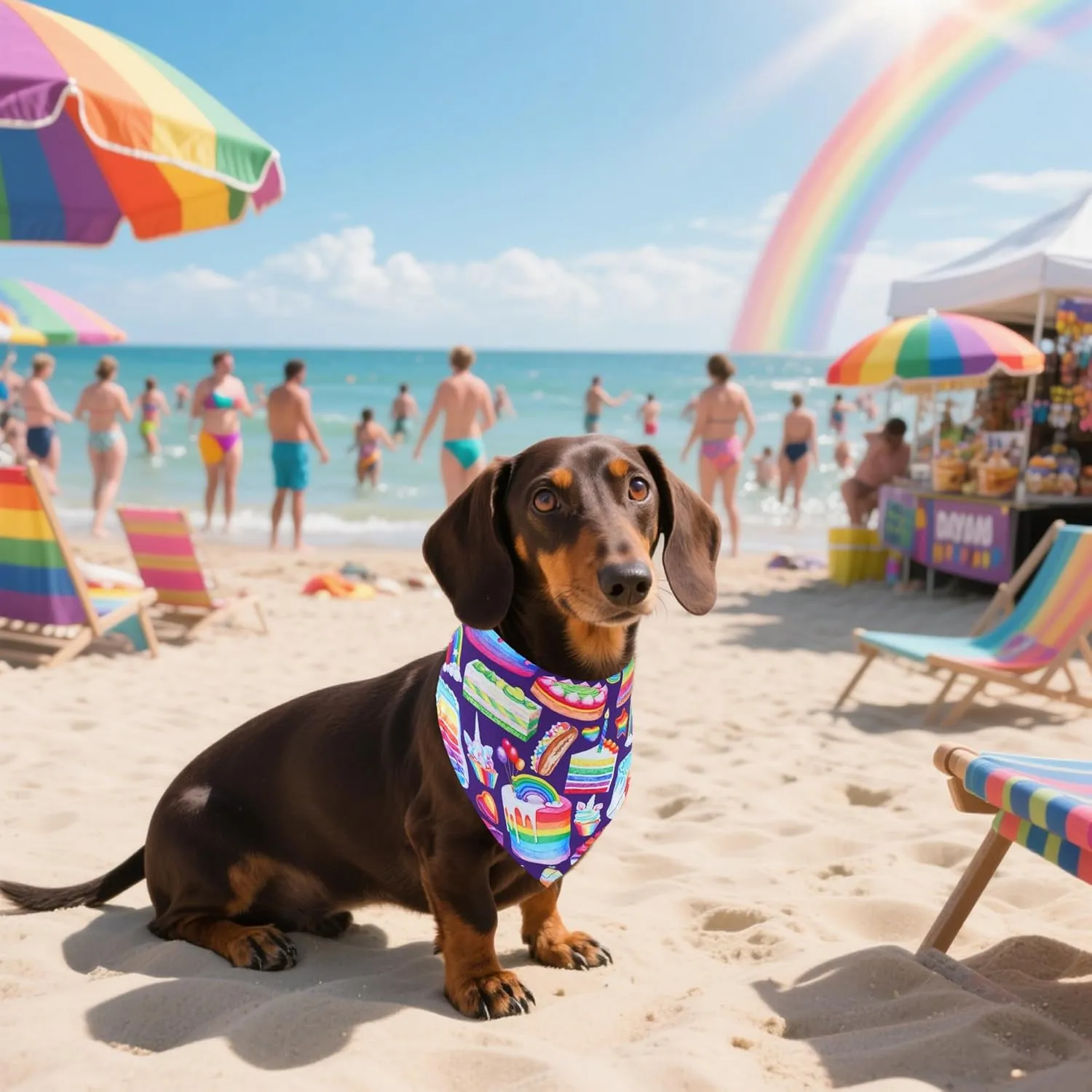 30 Pcs Rainbow Small Dog Bandanas Bulk 25 Inch Pride Dog Bandanas for Medium Dogs Breed LGBT Dogs Bandana Large Cats Grooming M