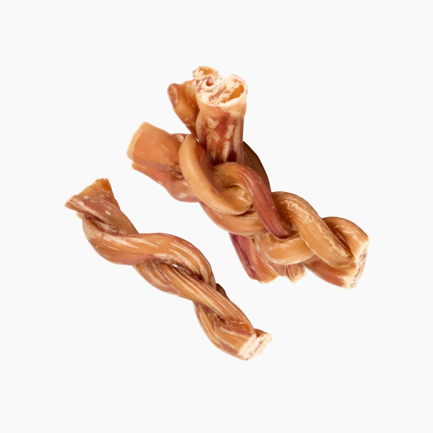 4" to 5" Braided Bully Sticks