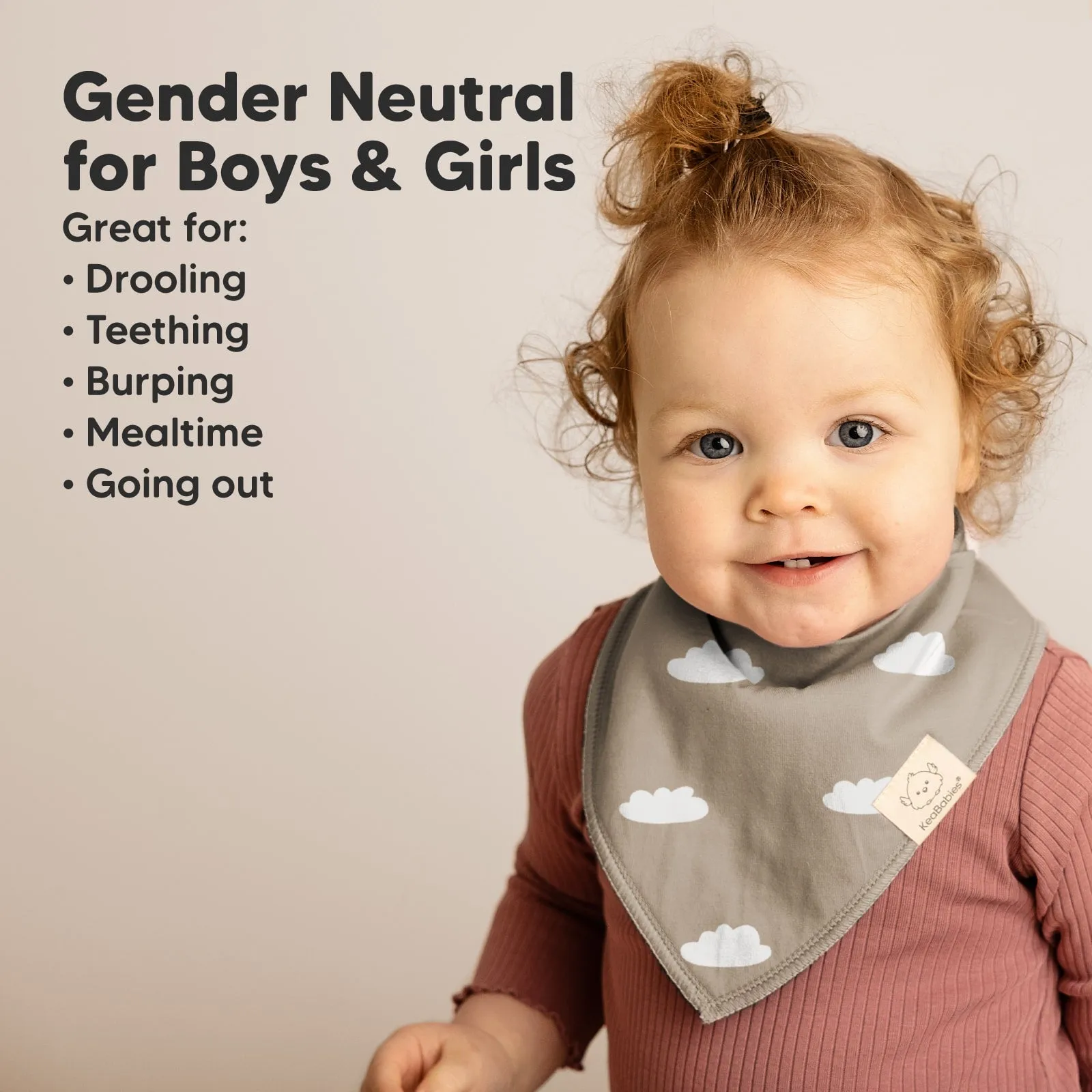 8-Pack Organic Bandana Bibs (Boy)