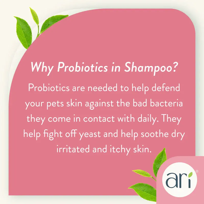 Ari Probiotic Flea & Tick Shampoo Tea Tree & Lemon Grass 16 oz