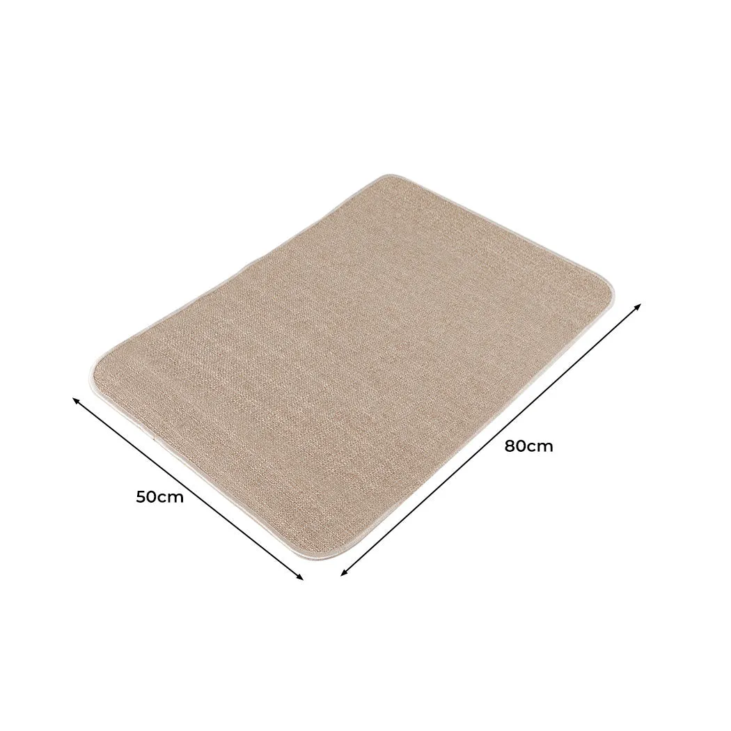Aryana 50x80 Floor Rugs Sisal Floor Rug Mat Natural Living Room Bedroom Pad