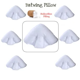 Batwing Pillow Hollowfibre Filled Orthopaedic Support for Back Neck Batwing Cushion