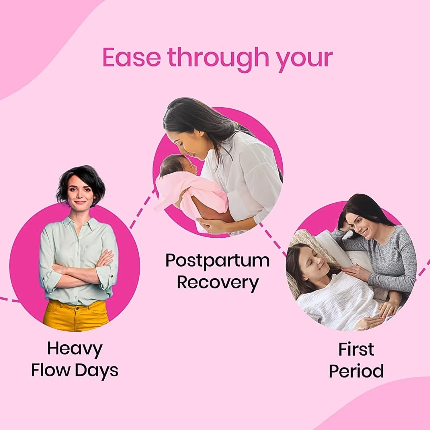 Blue Lady Extra Long Sanitary Pads with Wings (280 mm, 40 Pack)