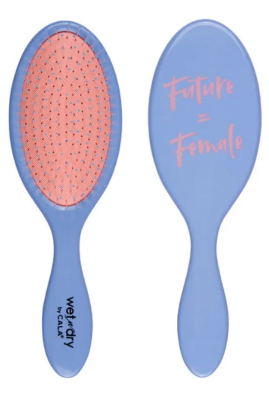 Cala Wet-N-Dry Detangling (future is female) Hair Brush (66815)