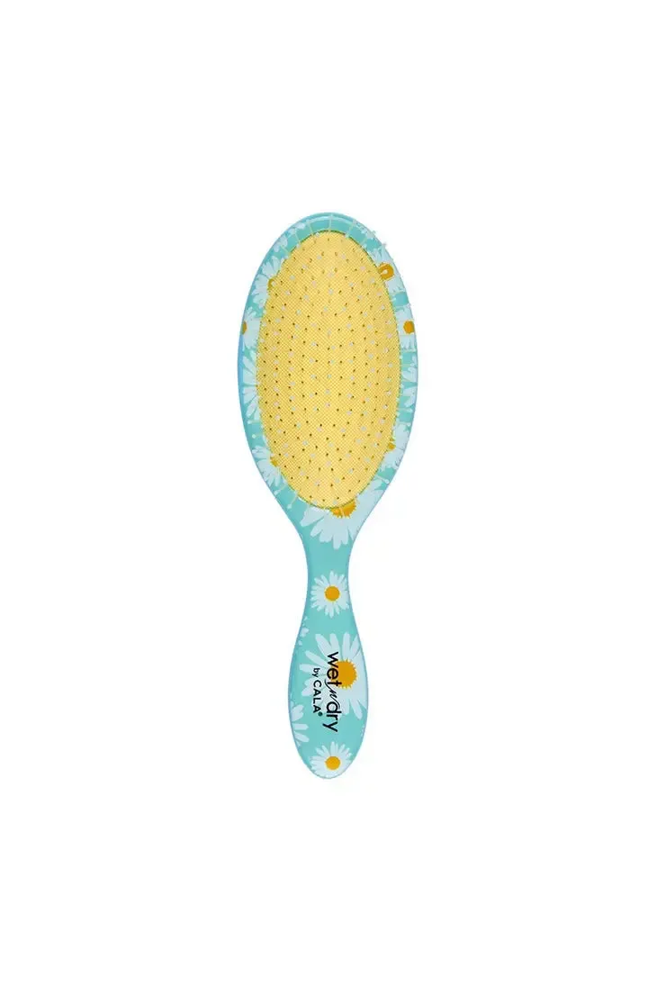 CALA Wet-N-Dry Detangling Hair Brush - Daisy