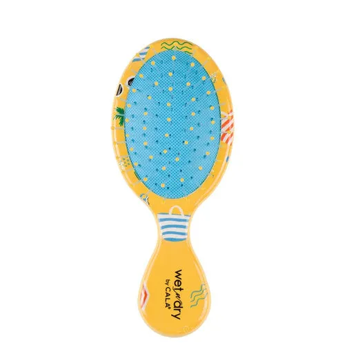Cala Wet-N-Dry Mini Detangling Hair Brush (Tropical Vacation)