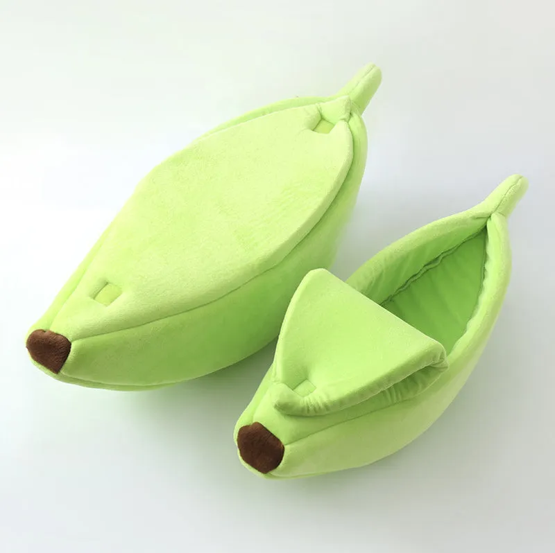 Cat Bed Banana Shaped Soft Cat House