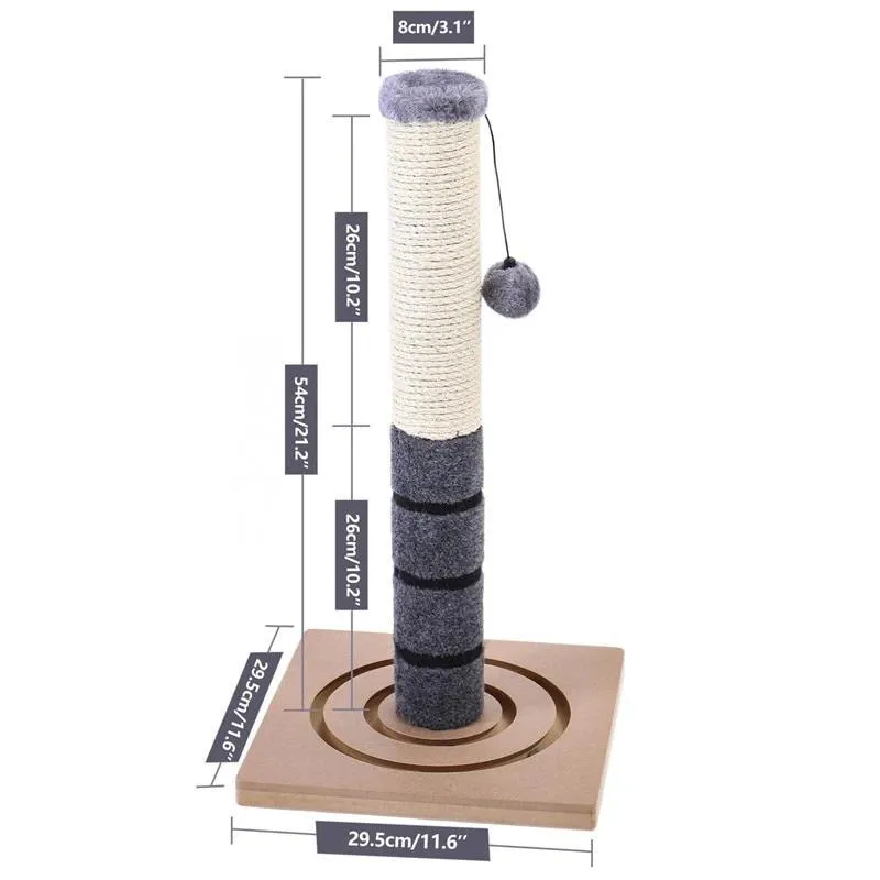 Cat Scratching Post - 22" Tall