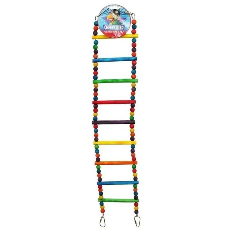Cheeky Bird Ladder with Beads