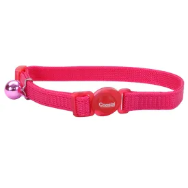 Coastal Safe Cat Adjustable Breakaway Cat Collar, Pink Flamingo