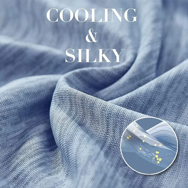 Cool Chill Cooling Lightweight Breathable Summer Blanket in Grey