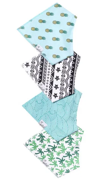 Copper Pearl Bandana Bibs for Girls