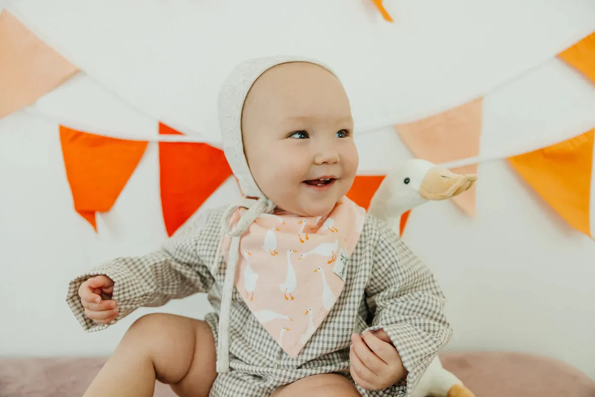 Copper Pearl Bandana Bibs / Goosie