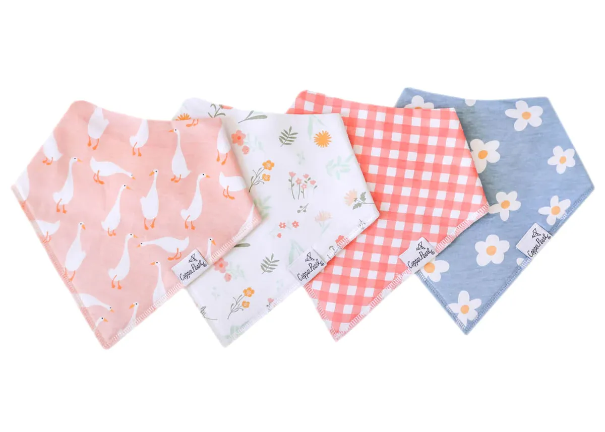 Copper Pearl Bandana Bibs / Goosie
