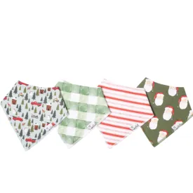 copper pearl bibs 4pk - kringle