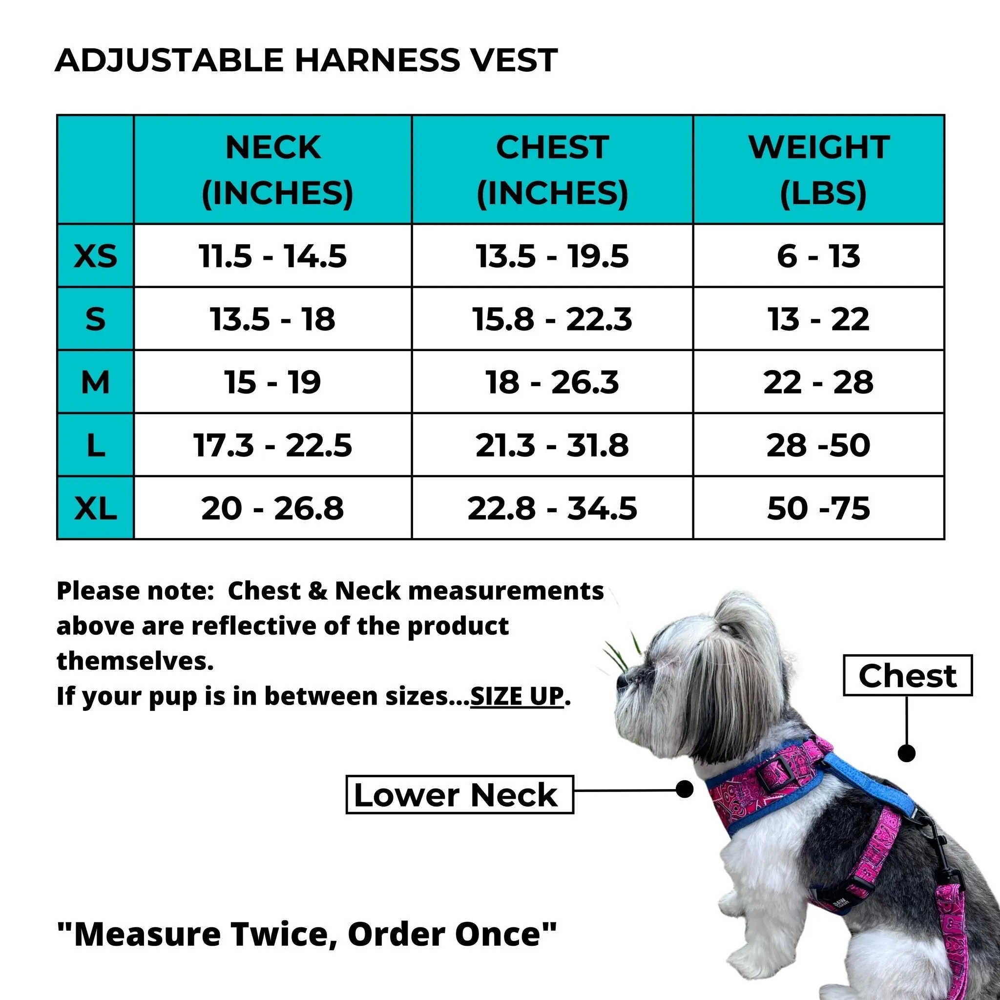Dog Collar, Harness and Leash Set | XO Hugs & Kisses