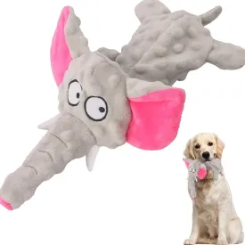 Durable Elephant Plush Chew Toy