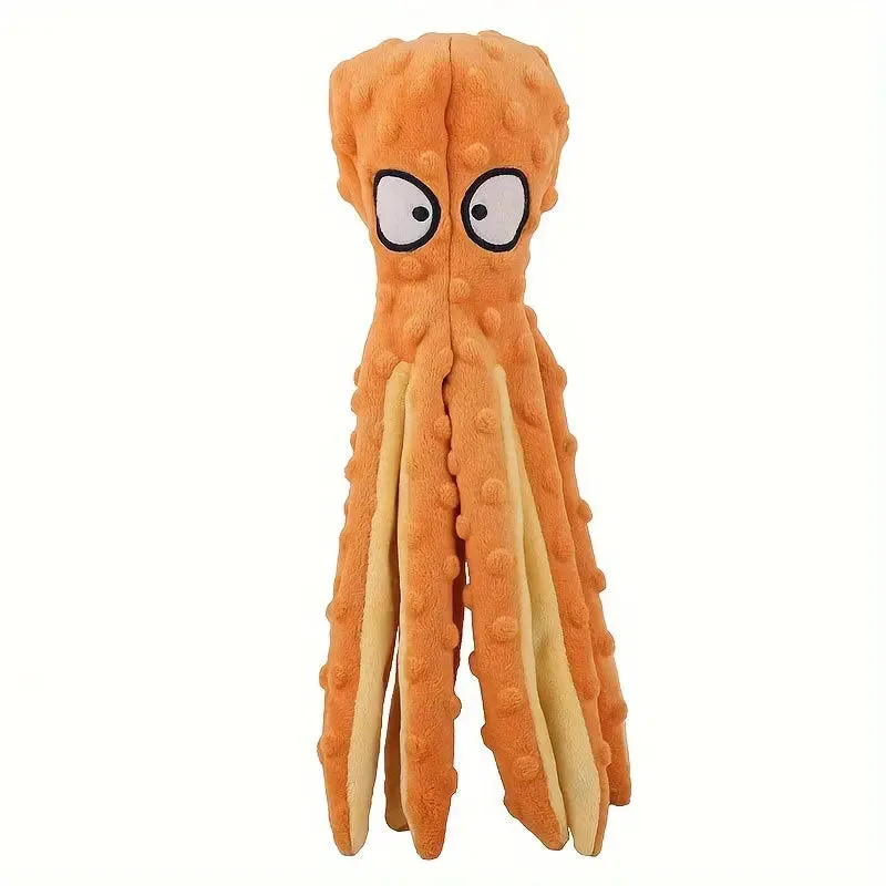 Durable Plush Dog Toy For Aggressive Chewers - Interactive And Crinkly Pet Toy For Play And Tug Of War