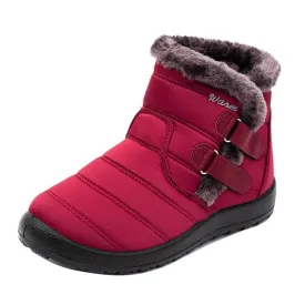 Dyavor Orthopedic Boots For Women Waterproof Non-Slip Soles Warm Fur Plush Winter Boots