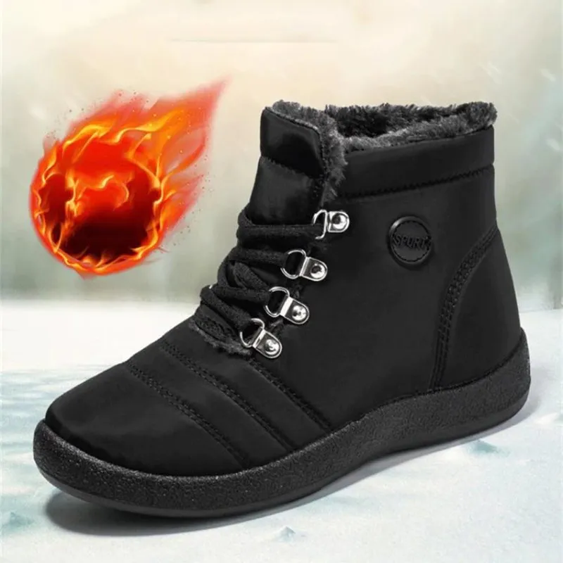 Dyavor Winter Snow Boots Plush Women Orthopedic Shoes