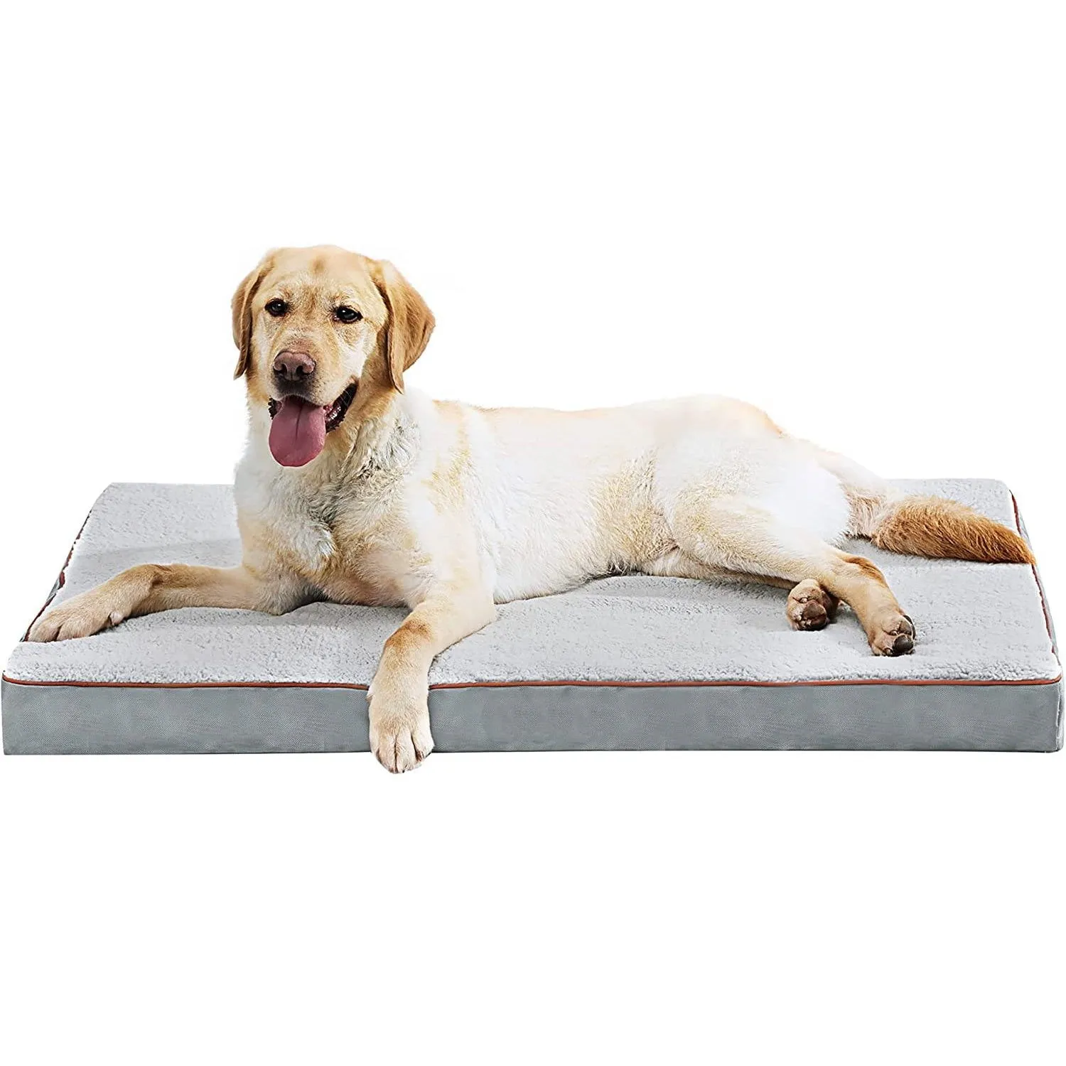 Egg Crate Foam Orthopedic Dog Bed with Washable Cover - All Sizes