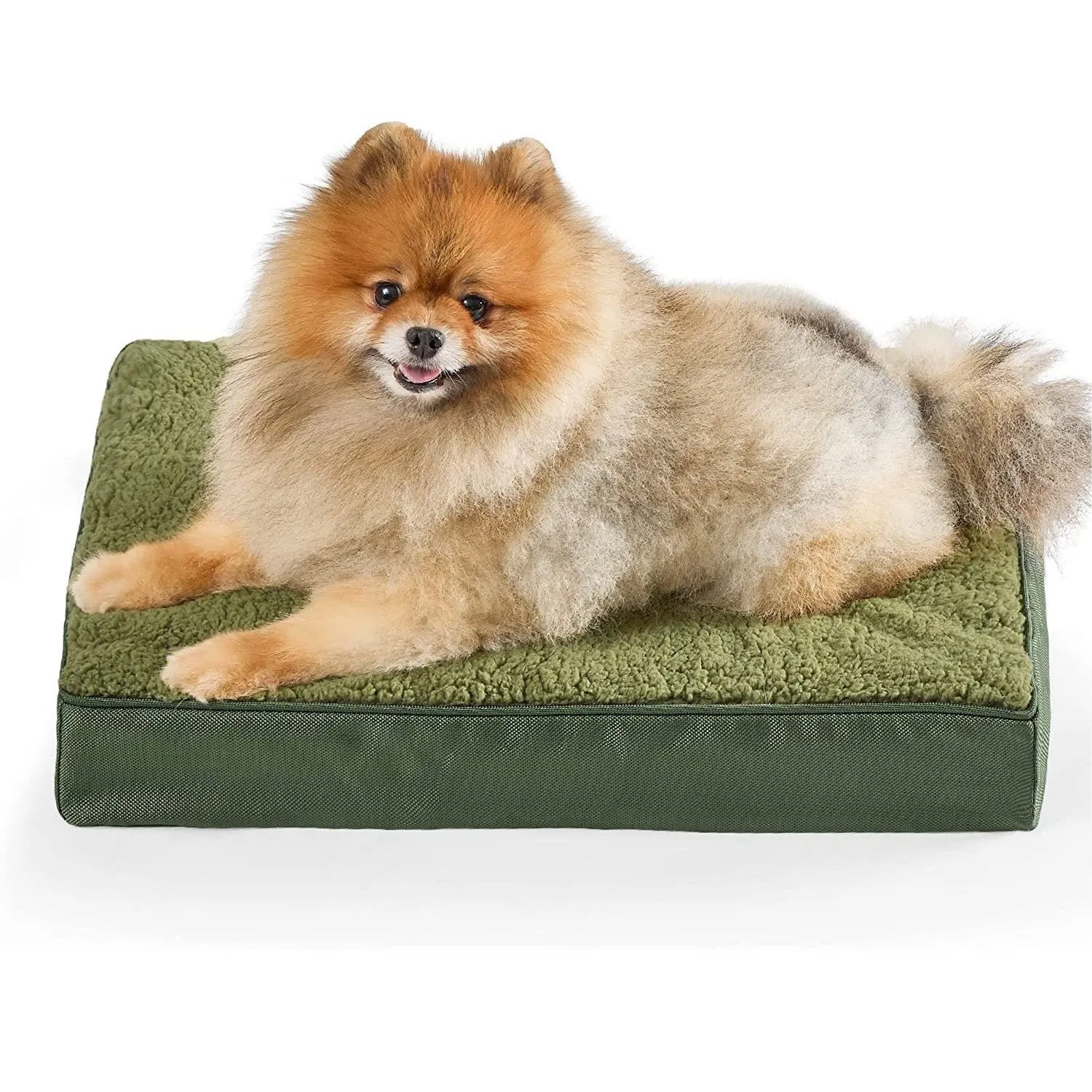 Egg Crate Foam Orthopedic Dog Bed with Washable Cover - All Sizes
