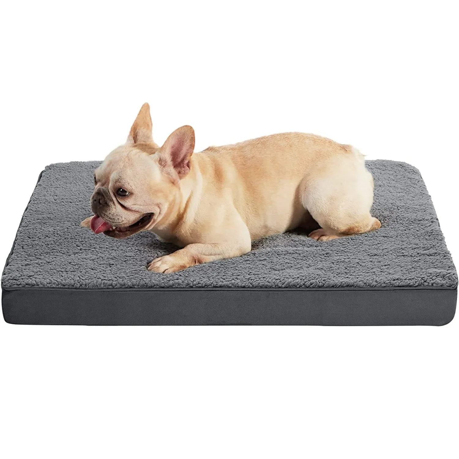 Egg Crate Foam Orthopedic Dog Bed with Washable Cover - All Sizes