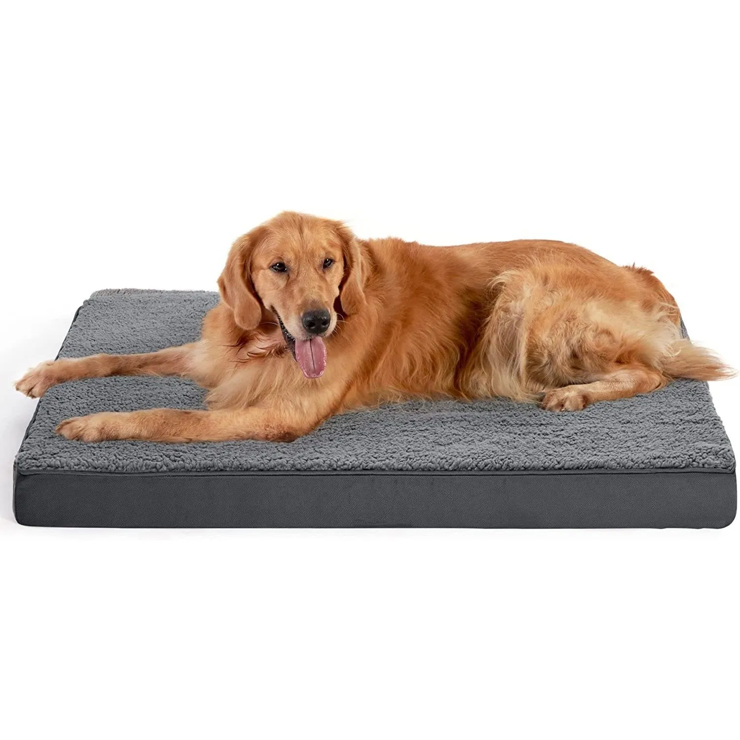 Egg Crate Foam Orthopedic Dog Bed with Washable Cover - All Sizes