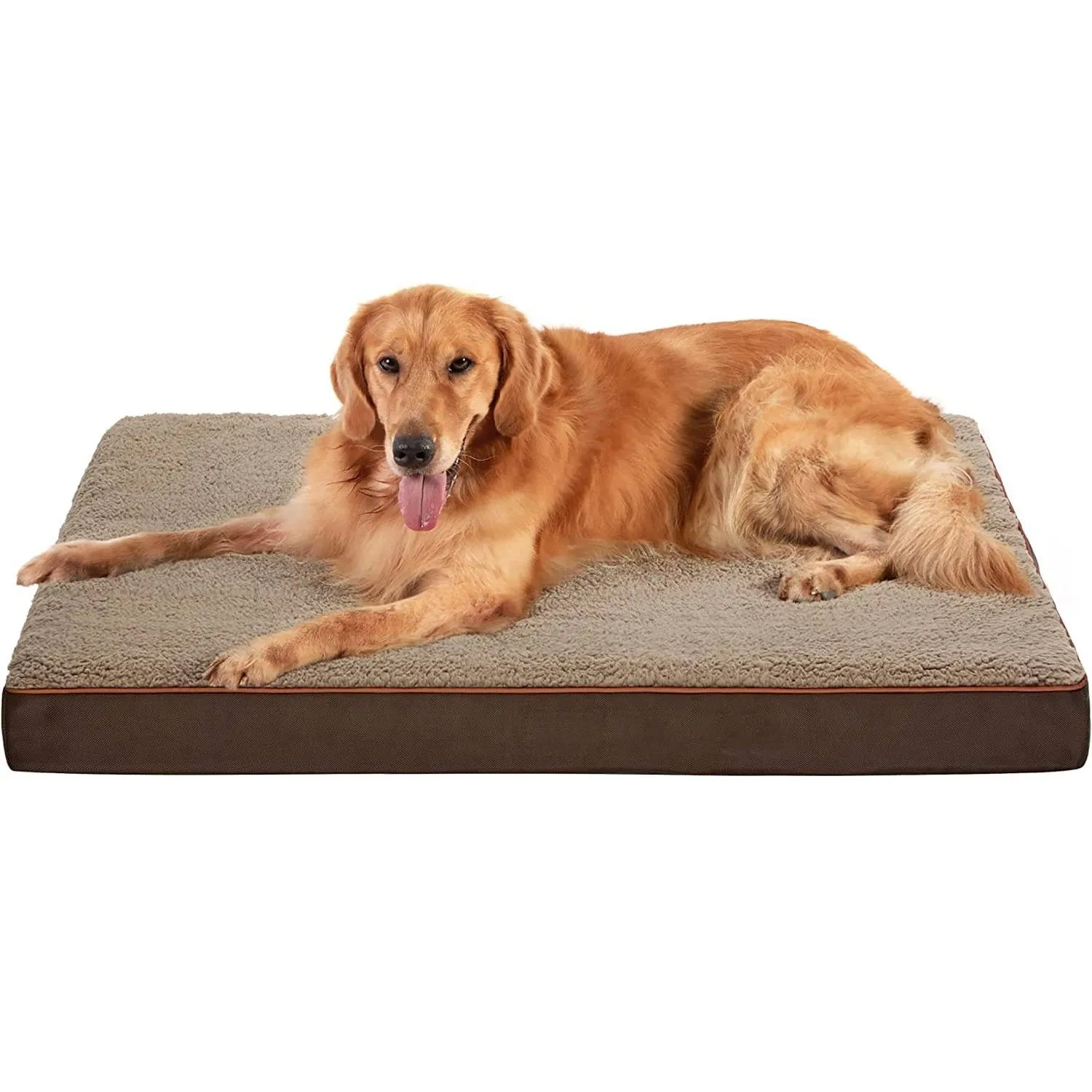 Egg Crate Foam Orthopedic Dog Bed with Washable Cover - All Sizes