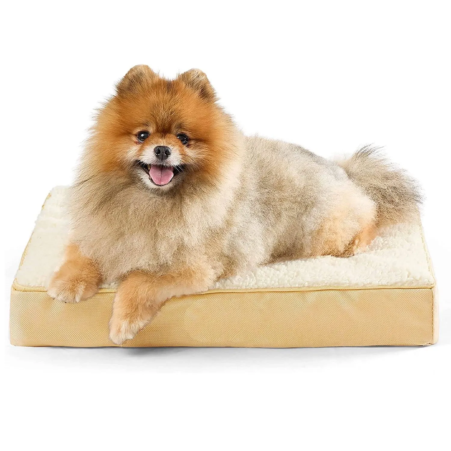 Egg Crate Foam Orthopedic Dog Bed with Washable Cover - All Sizes