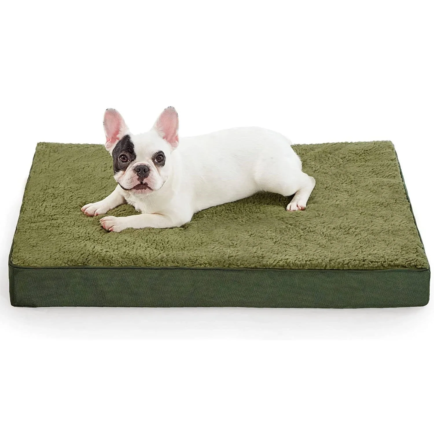 Egg Crate Foam Orthopedic Dog Bed with Washable Cover - All Sizes