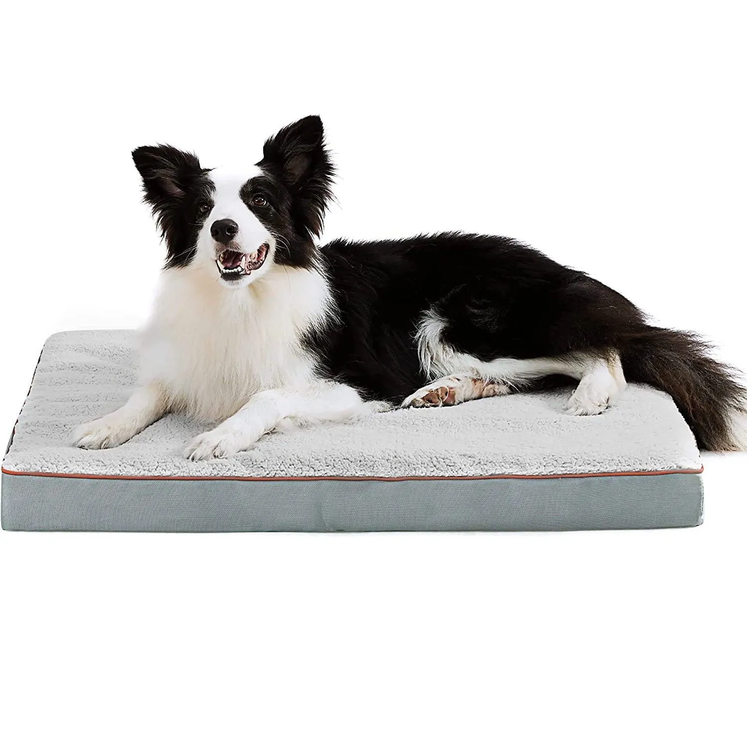 Egg Crate Foam Orthopedic Dog Bed with Washable Cover - All Sizes