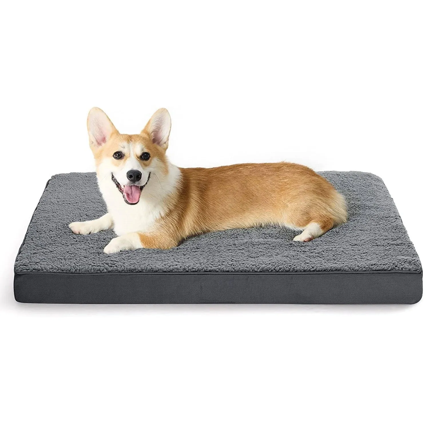 Egg Crate Foam Orthopedic Dog Bed with Washable Cover - All Sizes