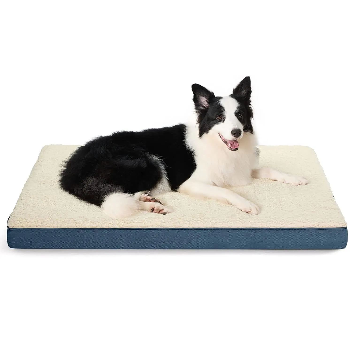 Egg Crate Foam Orthopedic Dog Bed with Washable Cover - All Sizes