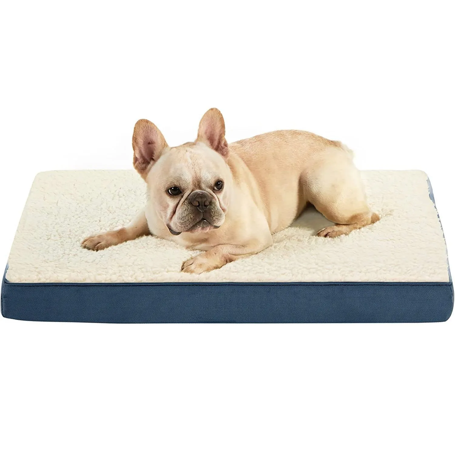 Egg Crate Foam Orthopedic Dog Bed with Washable Cover - All Sizes