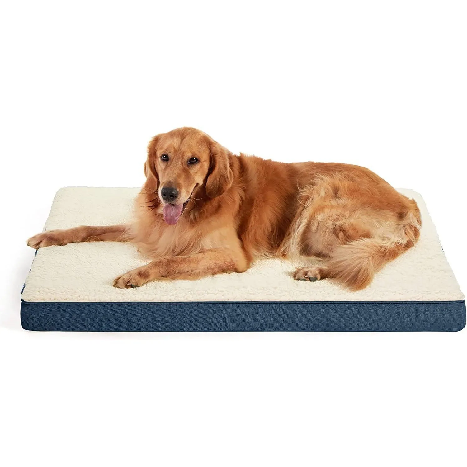 Egg Crate Foam Orthopedic Dog Bed with Washable Cover - All Sizes