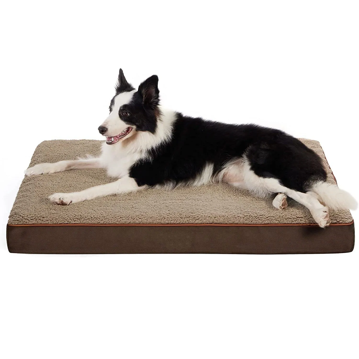 Egg Crate Foam Orthopedic Dog Bed with Washable Cover - All Sizes