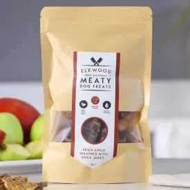 Elkwood Dried Apple Chunks Wrapped with Duck Jerky for Dogs