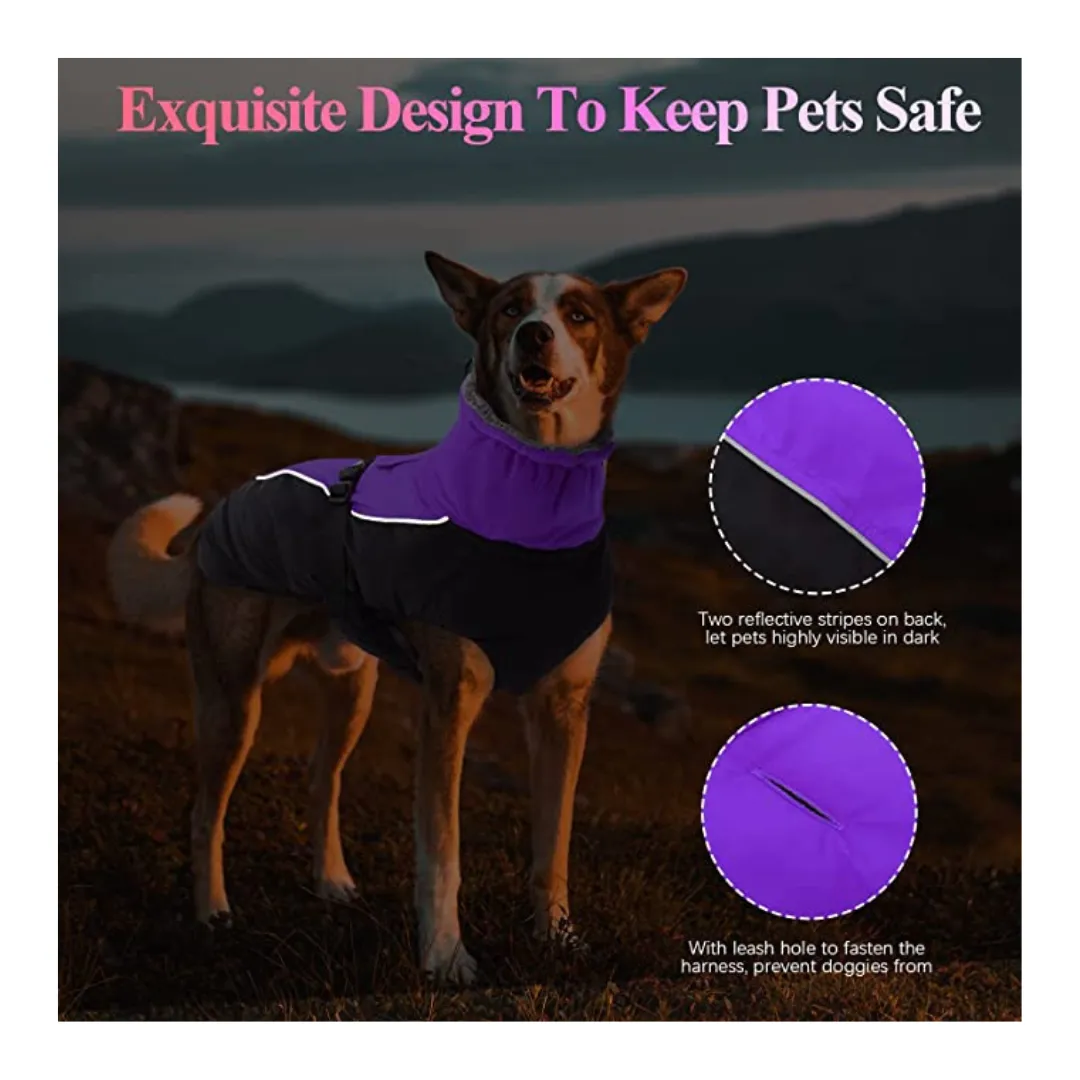 Extra Warm Dog Coat Reflective