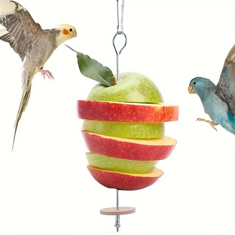 Feathered Friend Foraging Toy Stainless Steel Parrot Holder