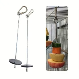 Feathered Friend Foraging Toy Stainless Steel Parrot Holder