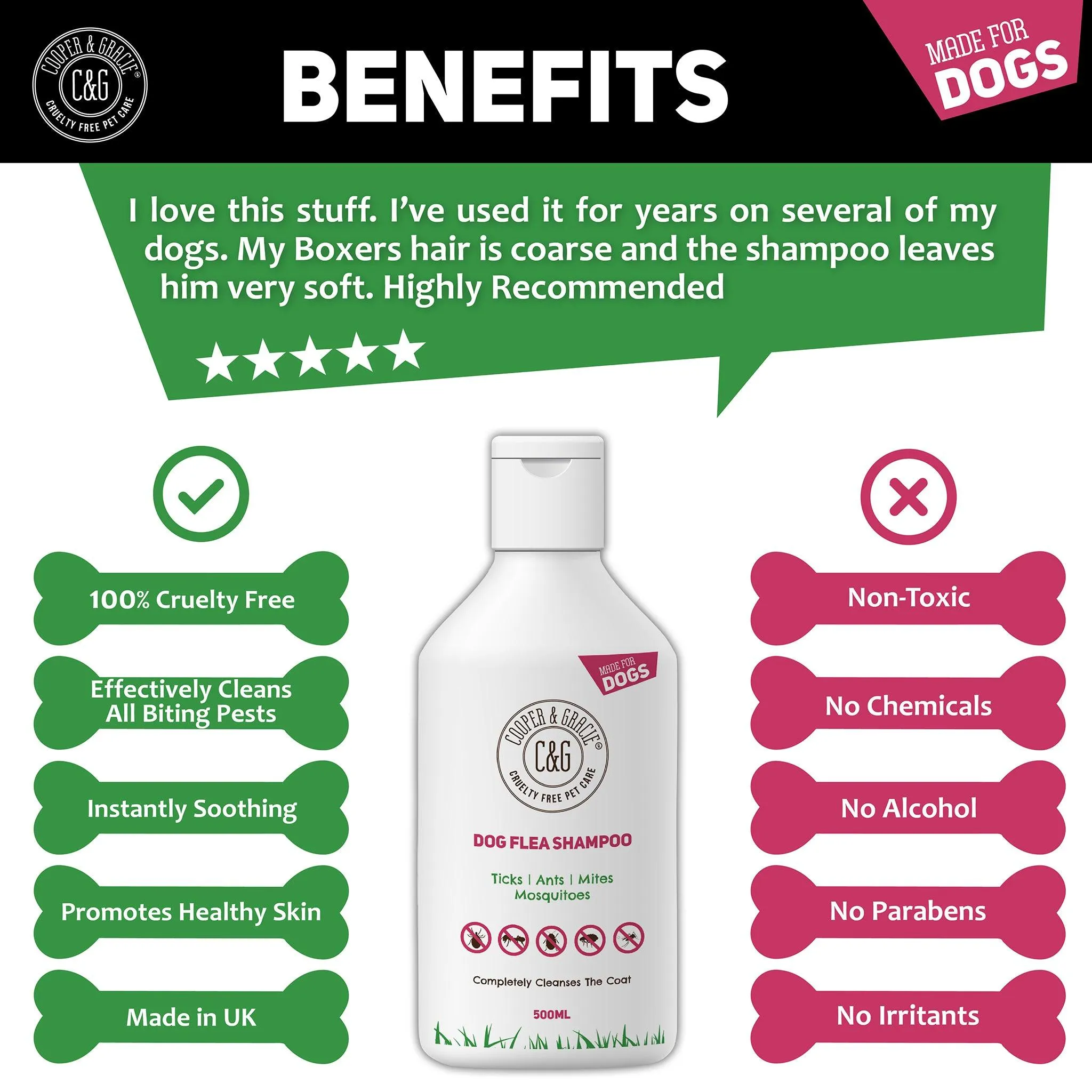 Flea and Tick Shampoo for Dogs
