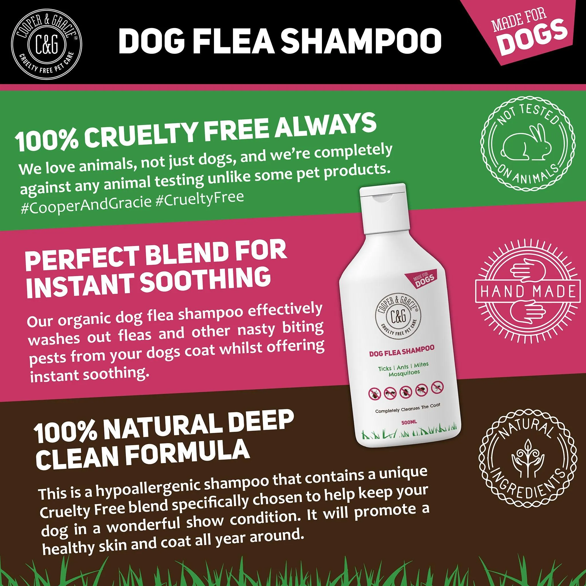 Flea and Tick Shampoo for Dogs