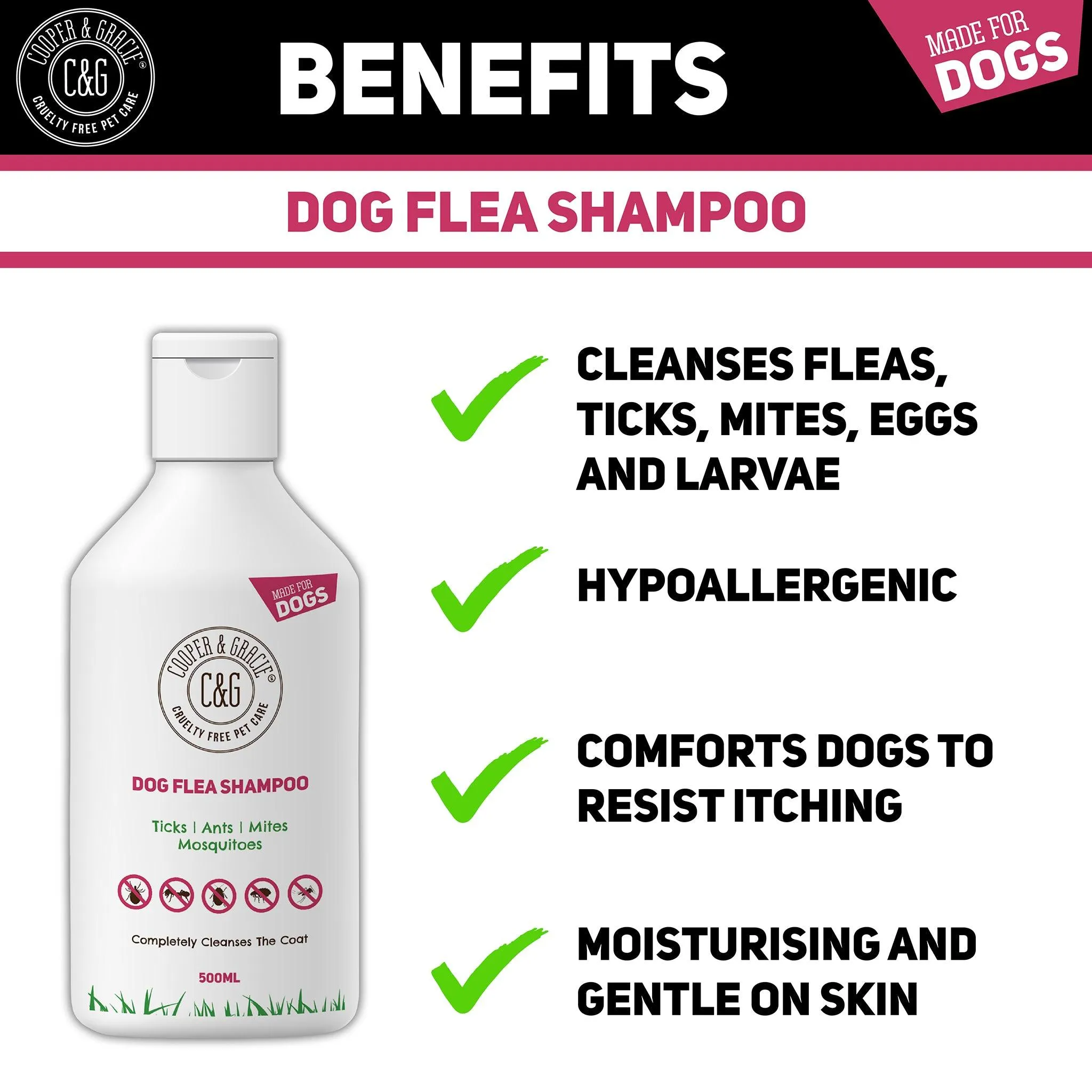 Flea and Tick Shampoo for Dogs