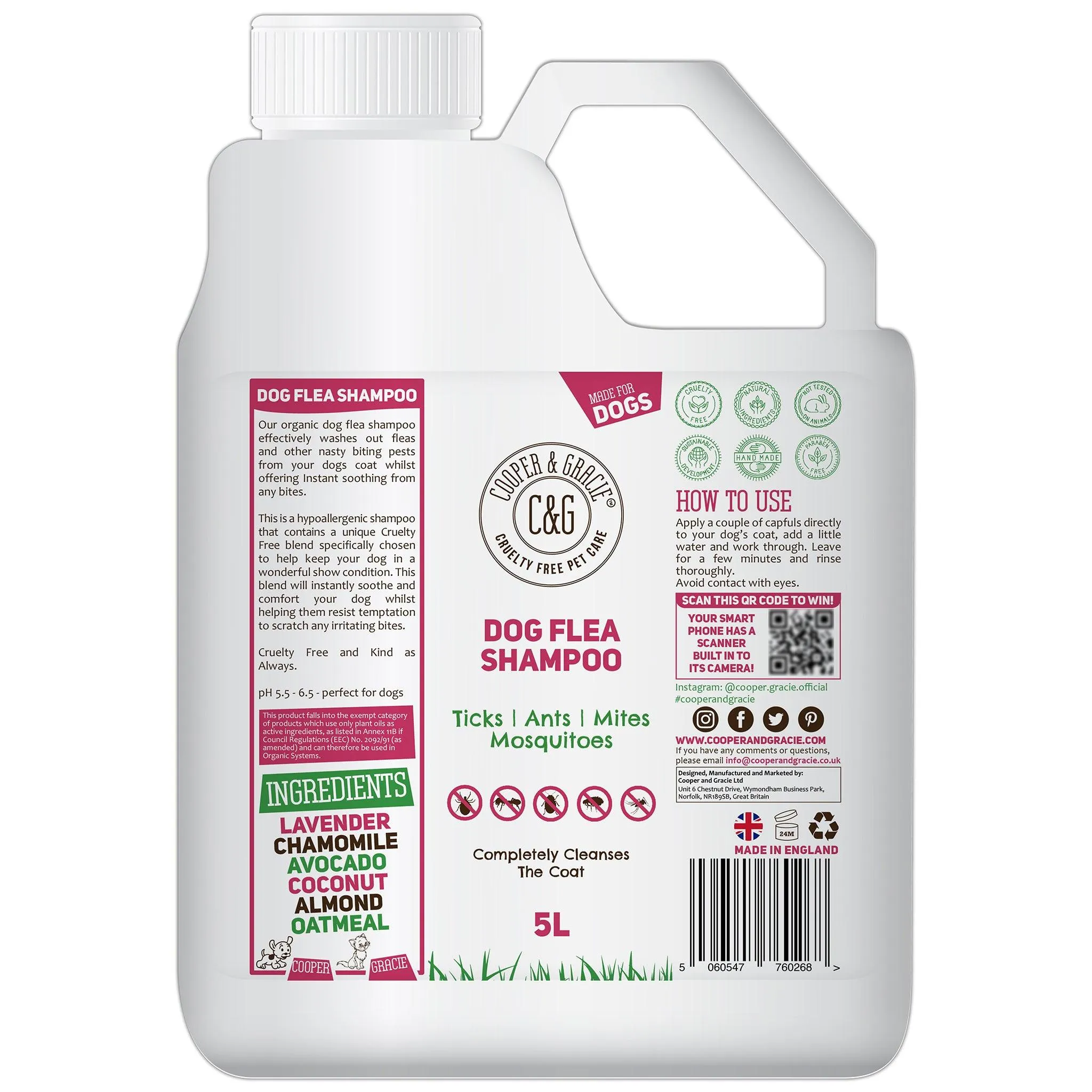Flea and Tick Shampoo for Dogs