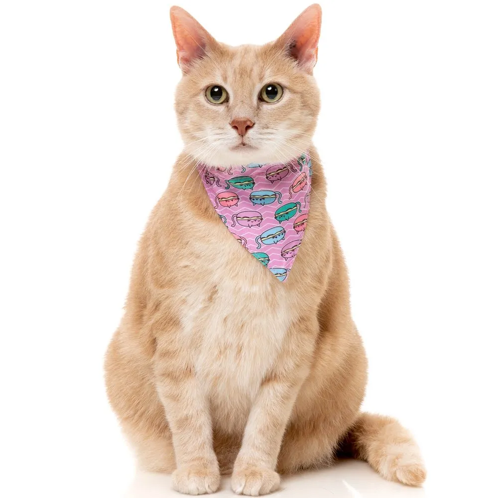 FuzzYard Cat Collar, Bandana & Bowtie Fashion Pack (Meowcarons)