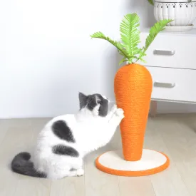 Giant Carrot Scratching Pole For Cats
