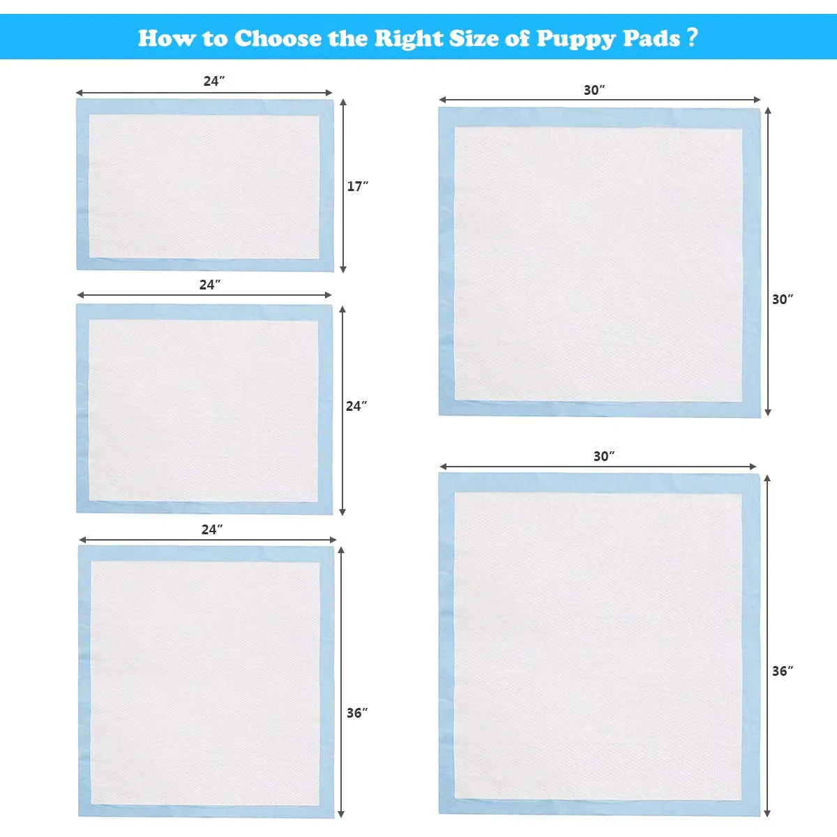 Giantex Puppy Pee Pads 150 Count, 36''x24'' Dog Potty Pads, Powerful Absorbency, 5-Layer Design, Leak-Proof Disposable Pet Piddle Training Pad for Dogs Doggie Cats Rabbits